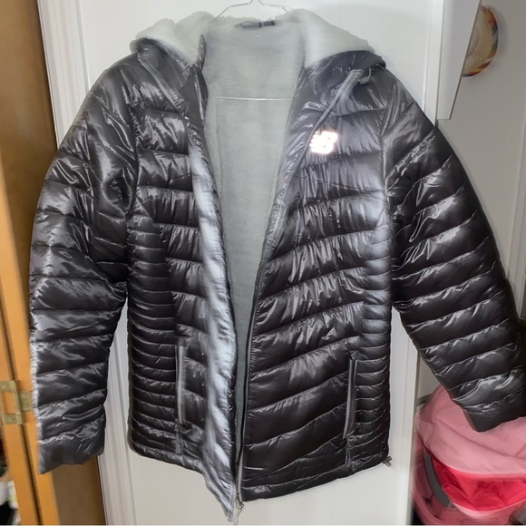 NWOT New Balance Tech Sherpa Hoodie Jacket, Size 1X - Picture 2 of 9